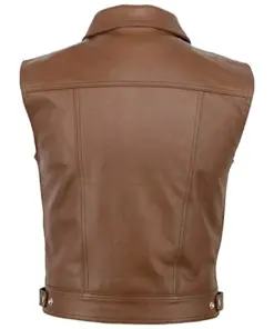 mens-brown-faux-leather-vest