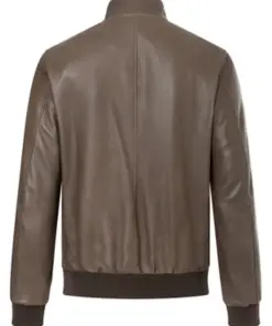 mens-buttoned-collar-ash-brown-faux-leather-bomber-jacket
