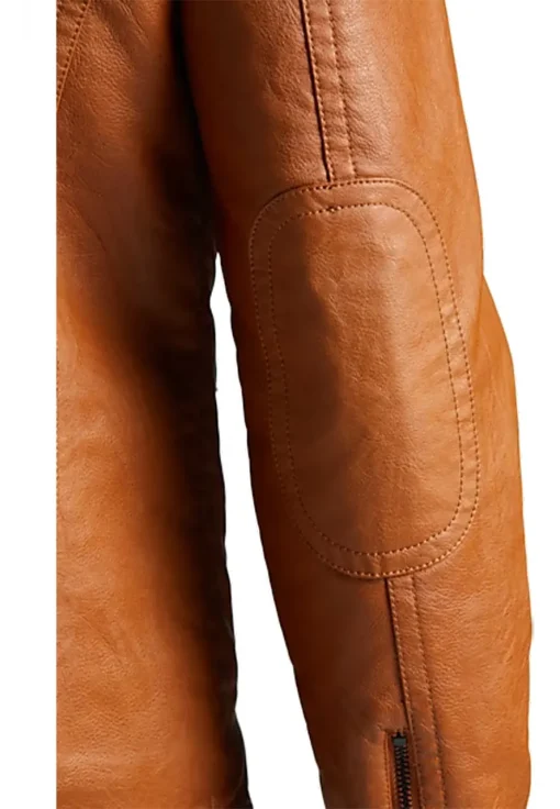 mens-camel-modern-fit-moto-faux-leather-jacket