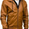 mens-causal-brown-faux-leather-bomber-jacket-with-hoodie