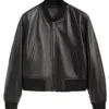 mens-classic-black-bomber-faux-leather-jacket
