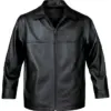 mens-classic-black-faux-leather-jacket