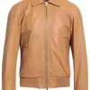 mens-classic-collar-camel-faux-leather-bomber-jacket