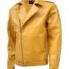 mens-classic-yellow-faux-leather-jacket