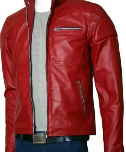 mens-designer-elegant-red-faux-leather-biker-jacket