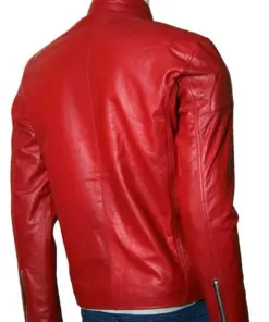 mens-designer-elegant-red-faux-leather-biker-jacket