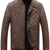 mens-diamond-quilted-dark-brown-faux-leather-bomber-jacket