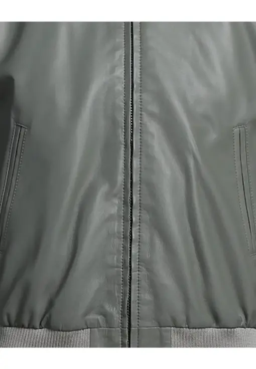mens-gray-bomber-faux-leather-jacket