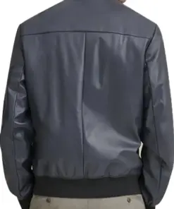 mens-grey-faux-leather-bomber-jacket