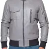 mens-grey-faux-leather-flight-bomber-jacket