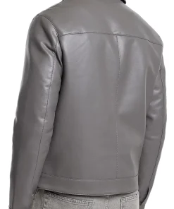 mens-grey-faux-leather-zip-jacket