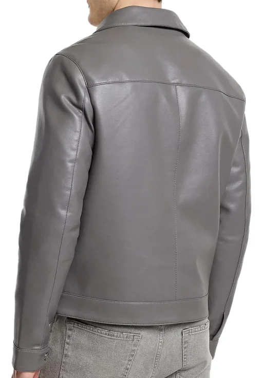 mens-grey-faux-leather-zip-jacket