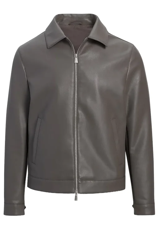 mens-grey-faux-leather-zip-jacket