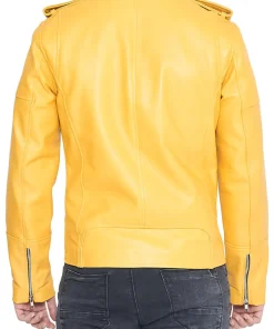 mens-inferno-yellow-faux-leather-biker-jacket