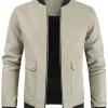 mens-khaki-faux-leather-moto-bomber-jacket