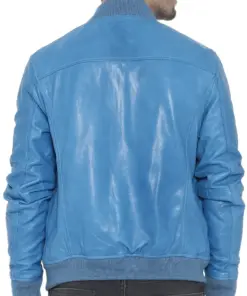 mens-light-blue-bomber-jacket