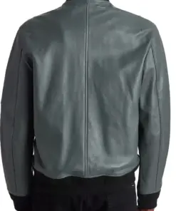 mens-military-green-faux-leather-bomber-jacket