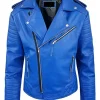 mens-motorcycle-royal-blue-faux-leather-jacket