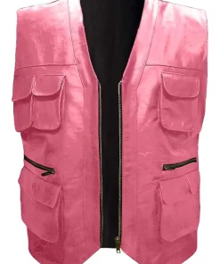 mens-pink-faux-leather-moto-vest
