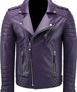 mens-quilted-purple-faux-leather-jacket