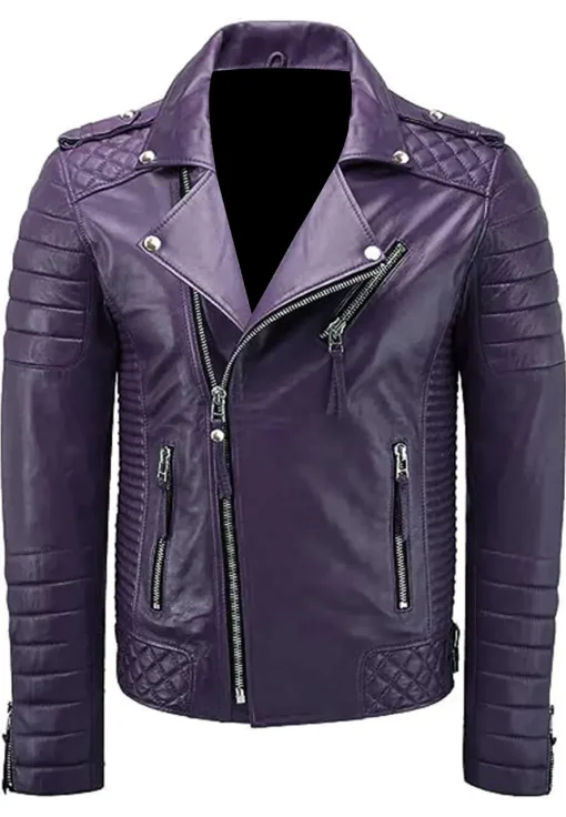 mens-quilted-purple-faux-leather-jacket