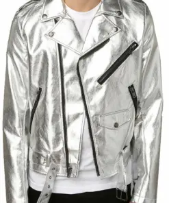 mens-silver-faux-leather-motorcycle-jacket