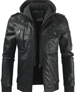 mens-slim-fit-black-faux-leather-bomber-jacket-with-removable-hood