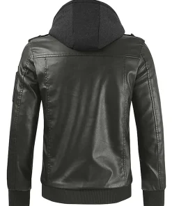 mens-slim-fit-grey-faux-leather-bomber-jacket-with-removable-hood