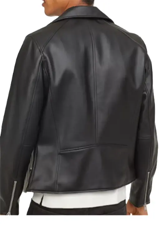 mens-solid-black-faux-leather-biker-jacket