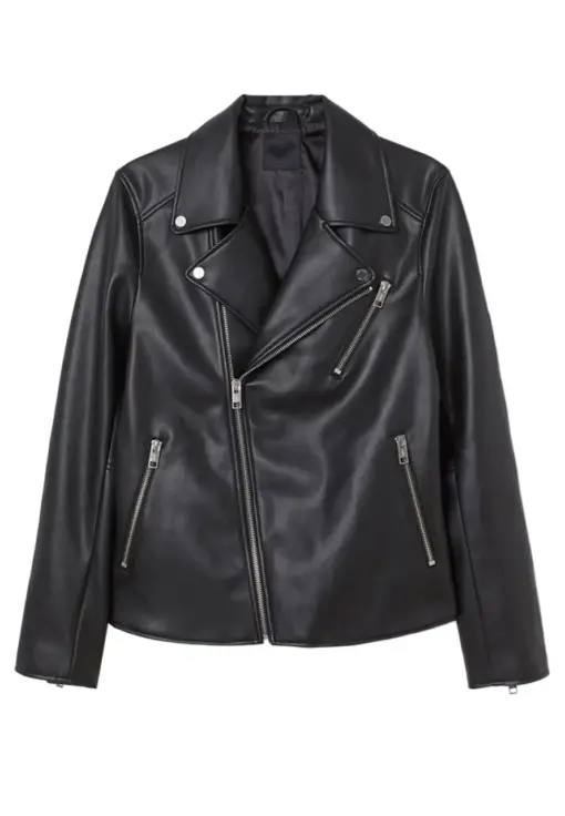 mens-solid-black-faux-leather-biker-jacket