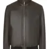 mens-sporty-brown-faux-leather-bomber-jacket