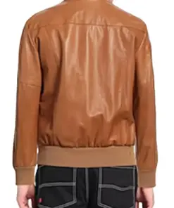 mens-tan-bomber-faux-leather-jacket