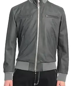 mens-vintage-gray-faux-leather-bomber-jacket