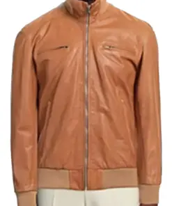 mens-vintage-tan-faux-leather-bomber-jacket