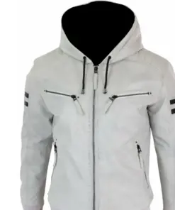 mens-vintage-white-hooded-faux-leather-bomber-jacket