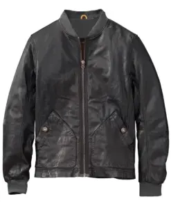mens-webster-black-faux-leather-bomber-jacket