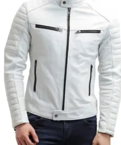 mens-white-faux-leather-biker-jacket