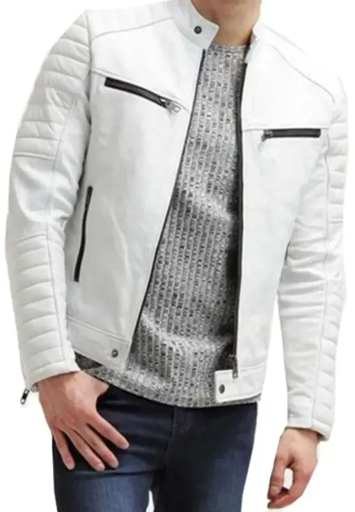 mens-white-faux-leather-biker-jacket