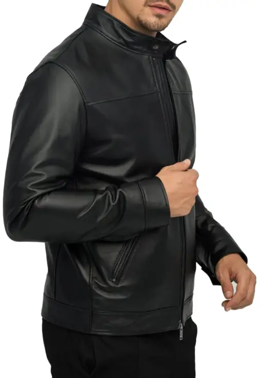 mens-zipper-pocket-black-faux-leather-slim-fit-jacket
