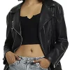 womens-belted-black-faux-leather-biker-jacket
