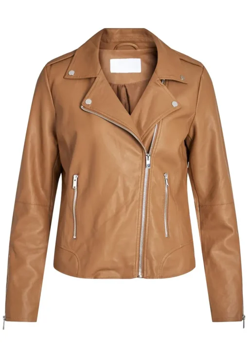 womens-brown-faux-leather-biker-look-jacket