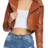 womens-brown-faux-leather-fur-collar-moto-jacket