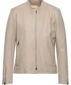 mens-band-collar-beige-faux-leather-biker-jacket
