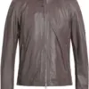 mens-band-collar-biker-brown-faux-leather-jacket