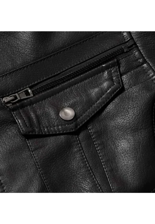 mens-biker-retro-black-faux-leather-jacket