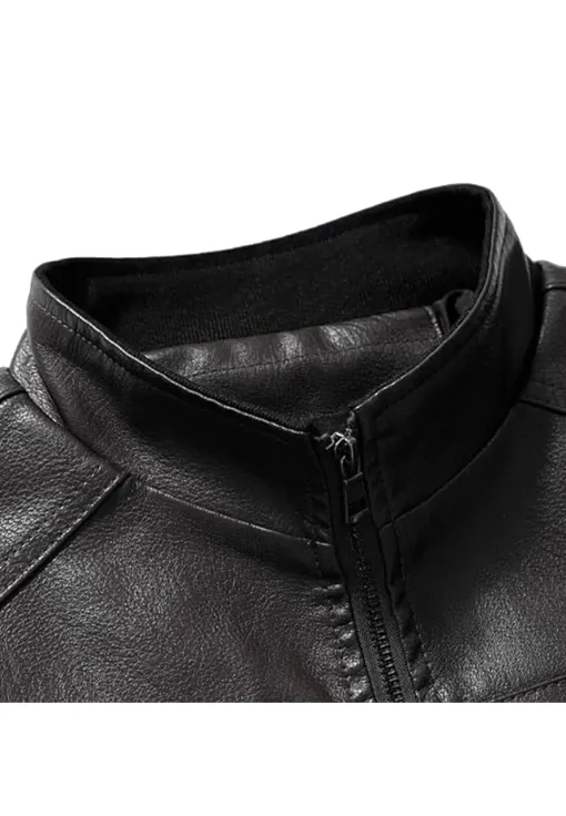 mens-biker-retro-black-faux-leather-jacket