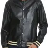 mens-black-varsity-faux-leather-bomber-jacket