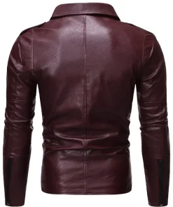 mens-cafe-racer-stylish-burgundy-faux-leather-jacket