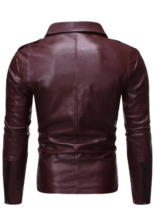 mens-cafe-racer-stylish-burgundy-faux-leather-jacket