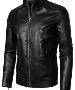 mens-casual-black-faux-leather-slim-fit-jacket